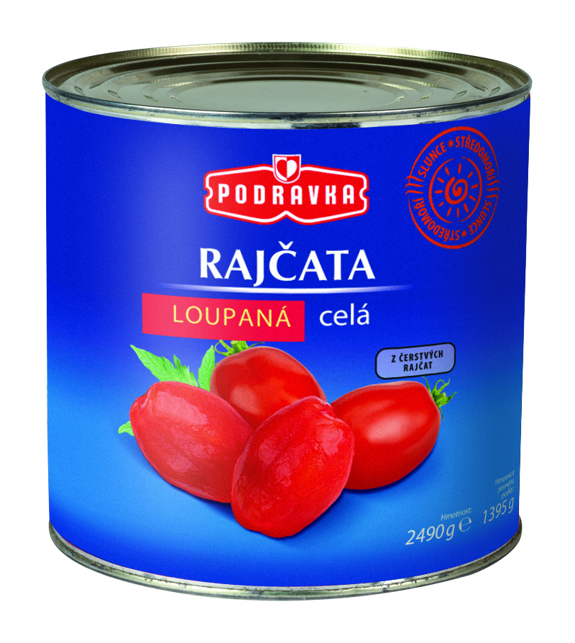 Rajčata loupaná celá 2,49 Kg